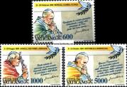 *Známky Vatikán 1993 Pápežove cesty séria MNH - Kliknutím na obrázok zatvorte -